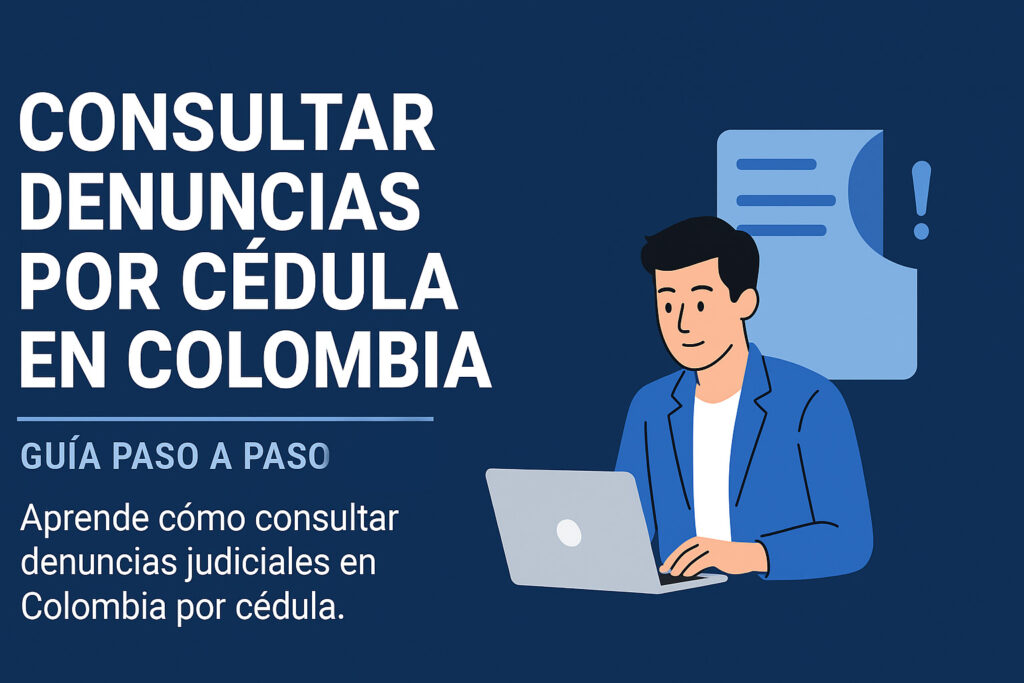 Consultar denuncias por cédula en Colombia — guía para verificar denuncias y noticias criminales