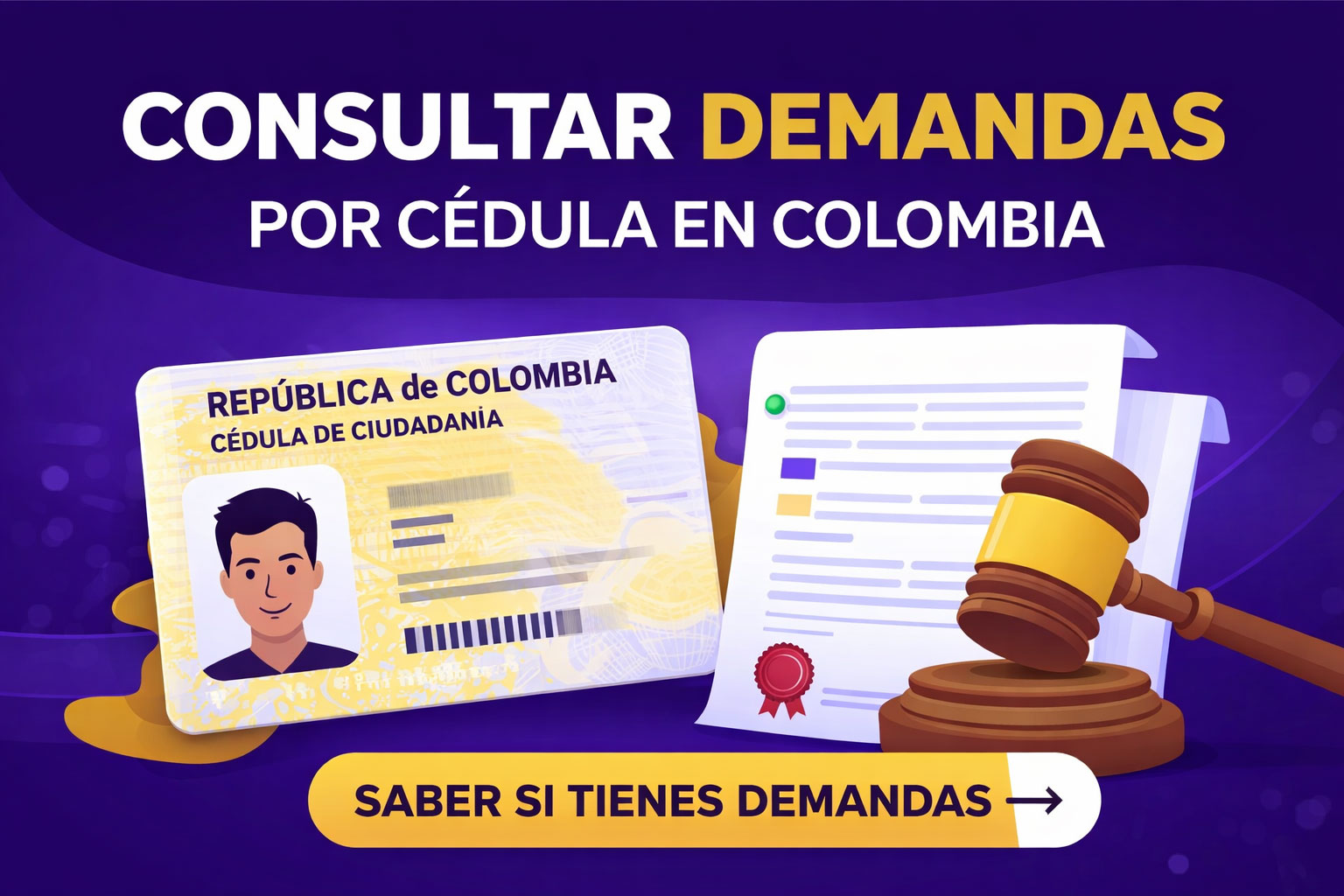 consultar demandas por cedula en Colombia procesos judiciales
